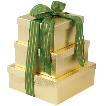 Gold cookie boxes filled with delicious cookies and delivered. By Carolina Cookie. Perfect gift for a wedding favor bridal shower, thanksgiving or any holiday