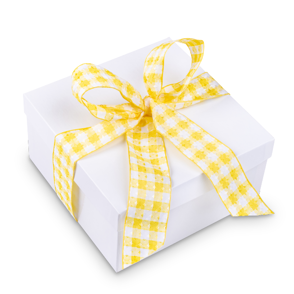 Teacher Appreciation Cookies - Show your gratitude to beloved educators with our special gift from Carolina Cookie Company. A white cookie box adorned with a yellow ribbon, perfect for celebrating someone special.
