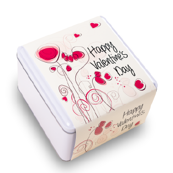 Red Cookie Gift Boxes with Red White Blue Ribbon - Carolina Cookie Company