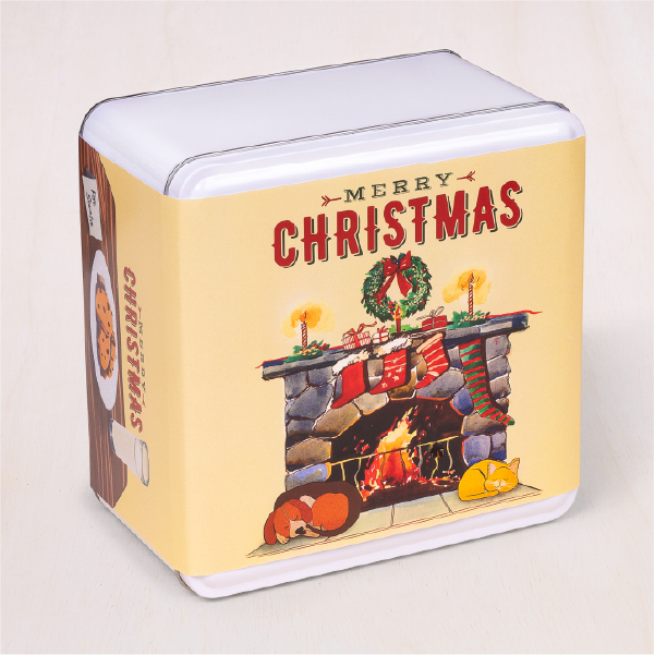 Jam packed with your favorite kind or choice of assortment, this Christmas cookie gift tin features freshly baked gourmet cookies packed and shipped to you the same day.