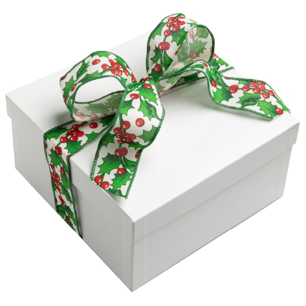 Red Cookie Gift Boxes with Red White Blue Ribbon - Carolina Cookie Company